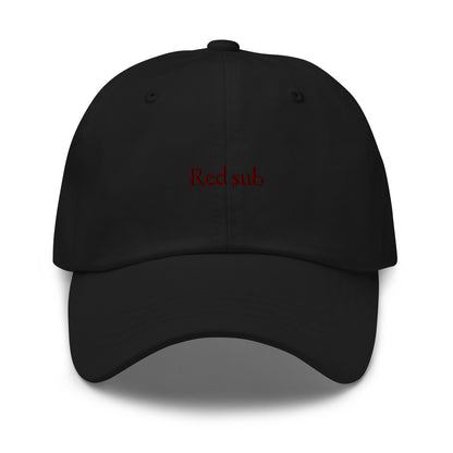 Red sub Dad hat