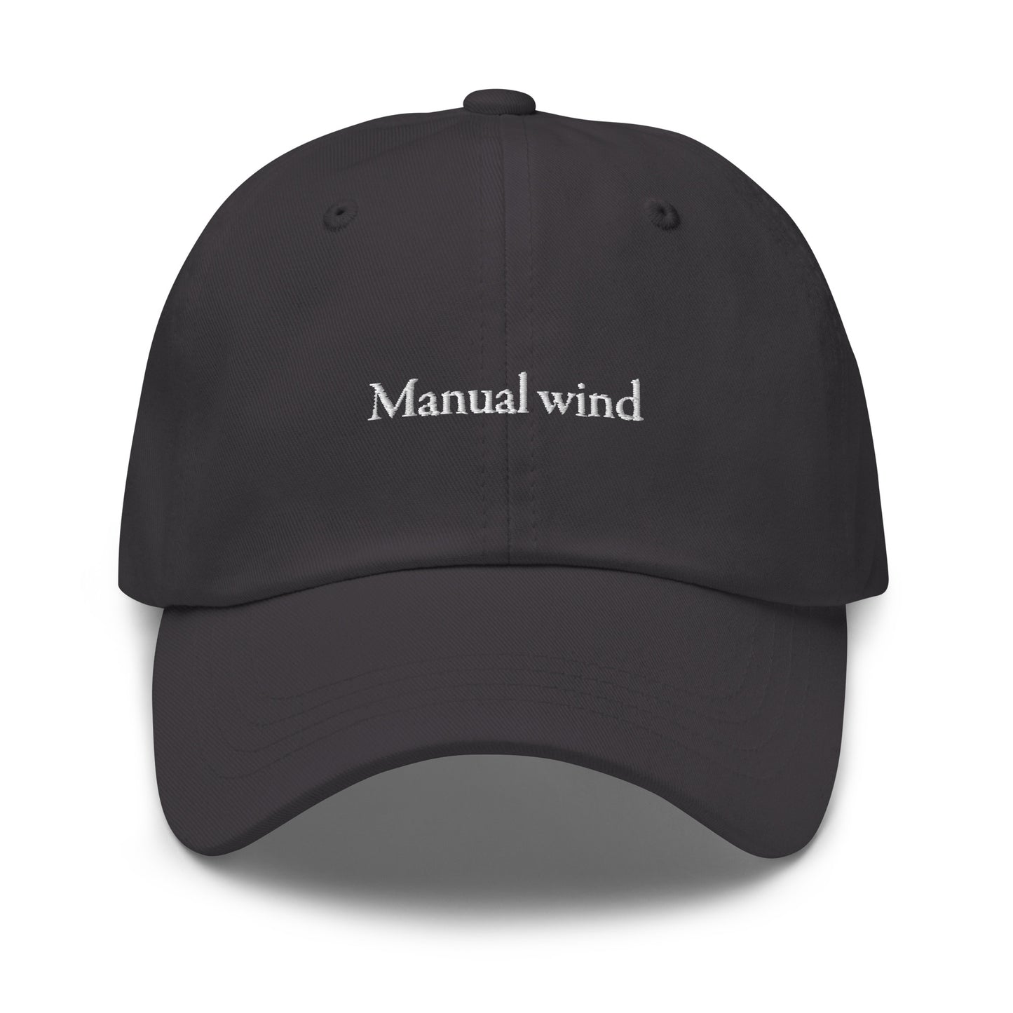 Manual wind Dad hat