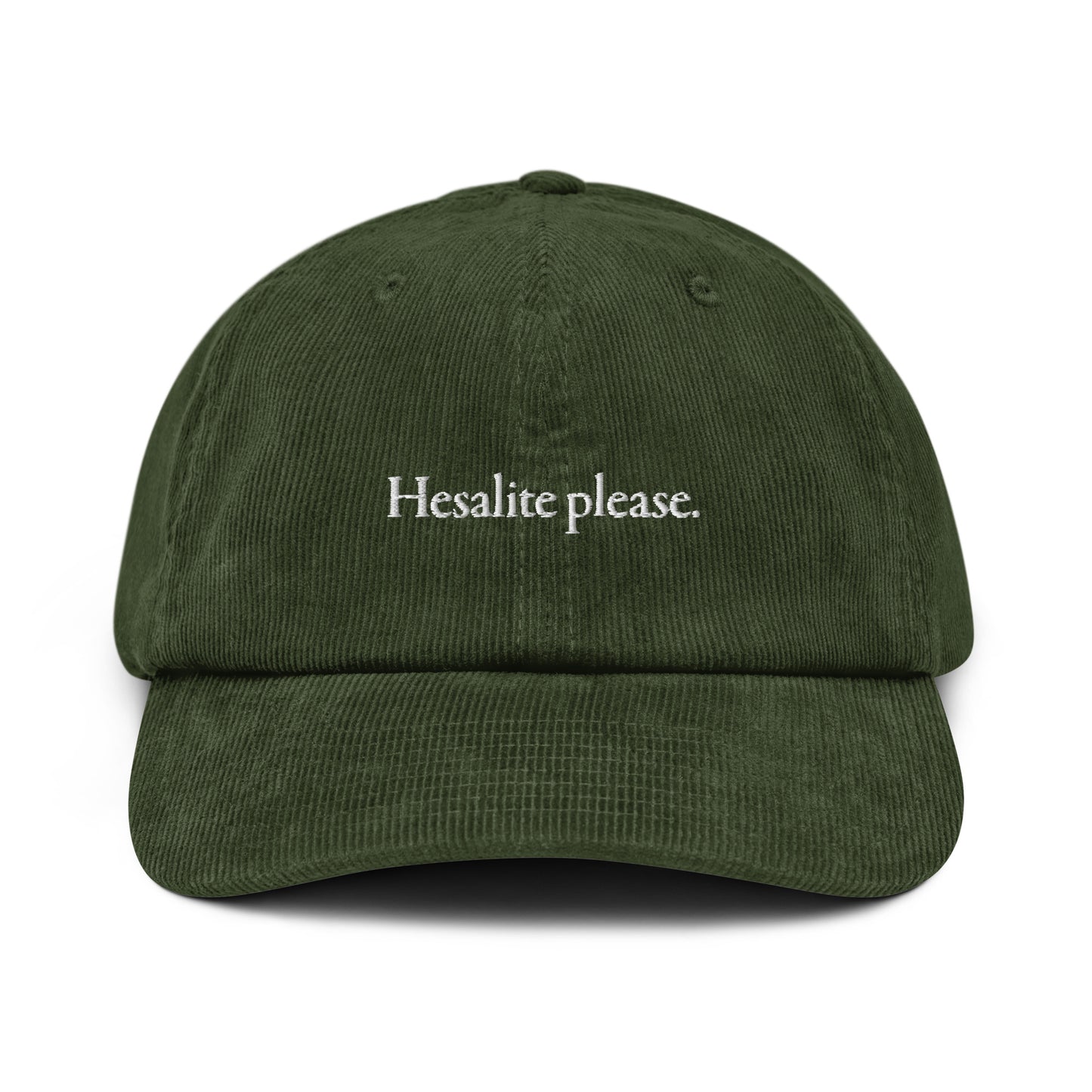 Hesalite please Corduroy Hat