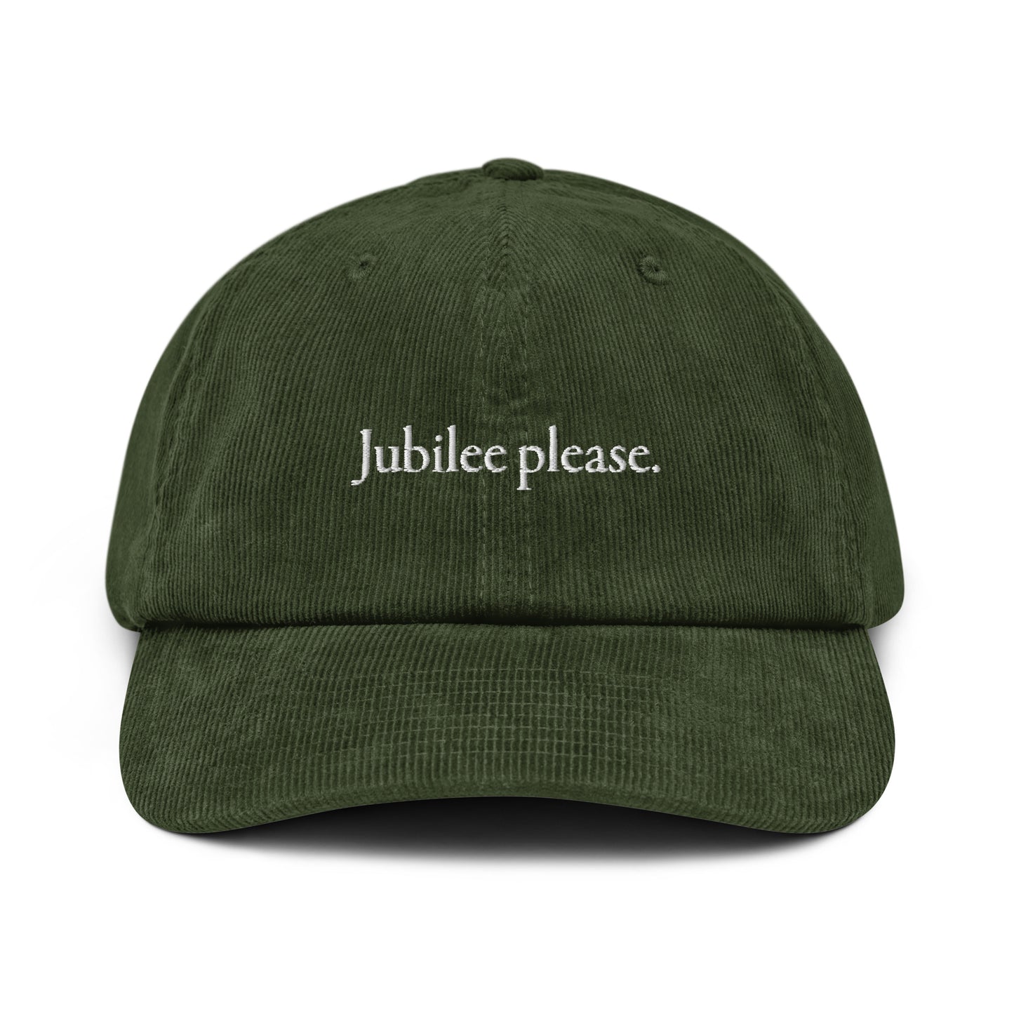 Jubilee please. Corduroy hat