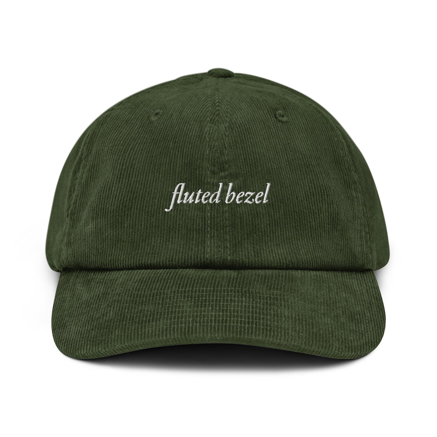 Fluted Bezel Corduroy Hat