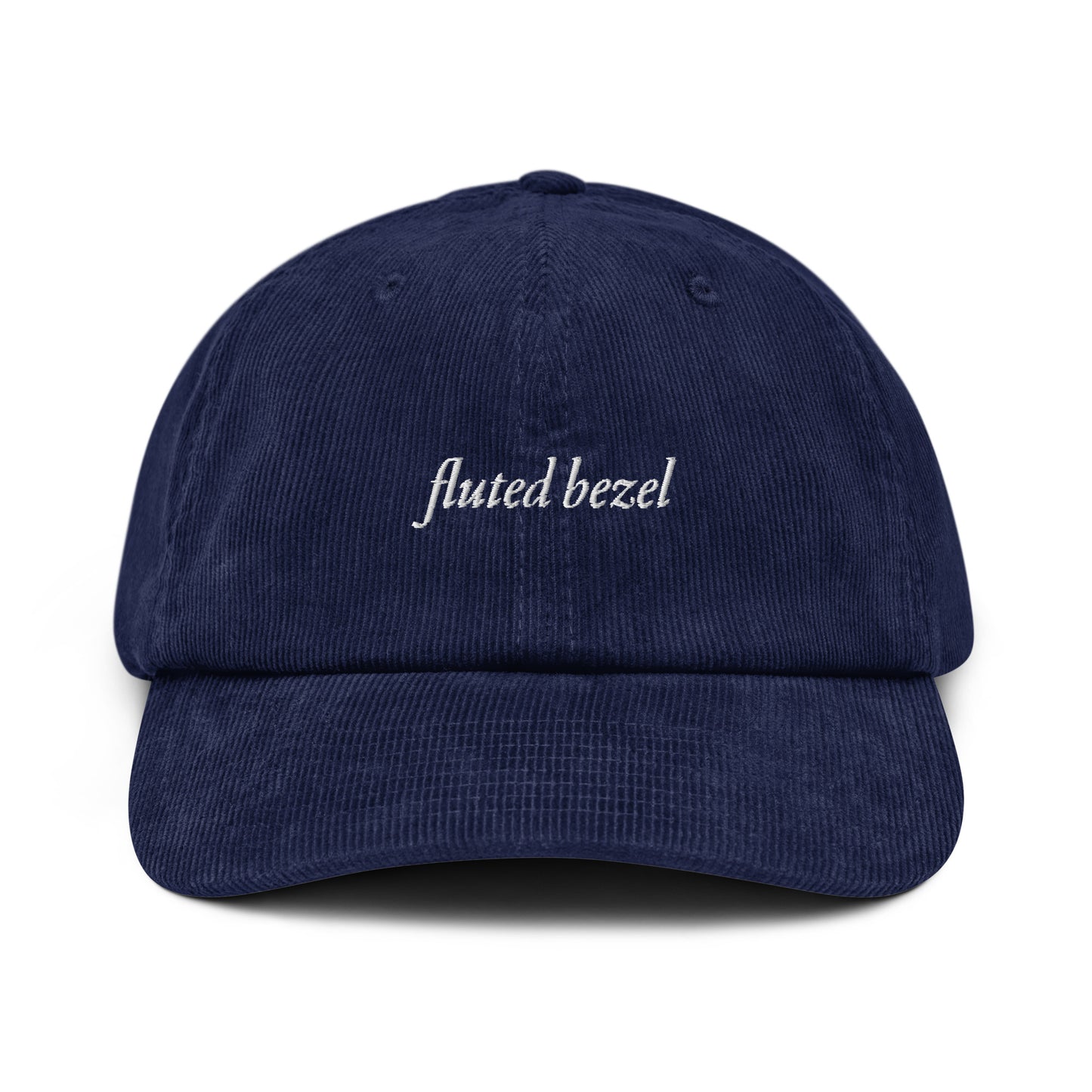 Fluted Bezel Corduroy Hat