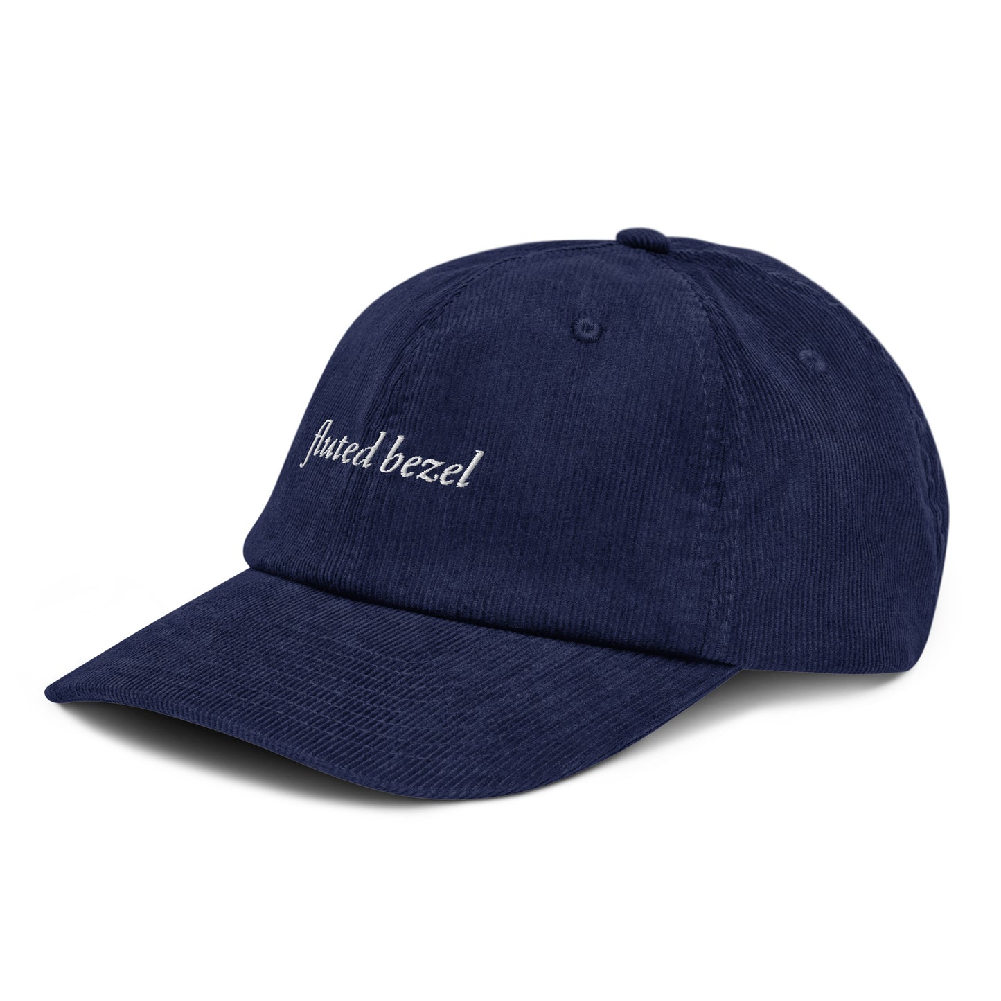 Fluted Bezel Corduroy Hat