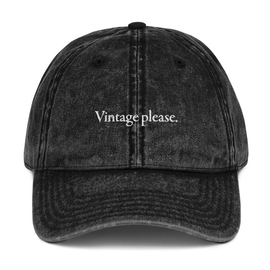 Vintage please hat